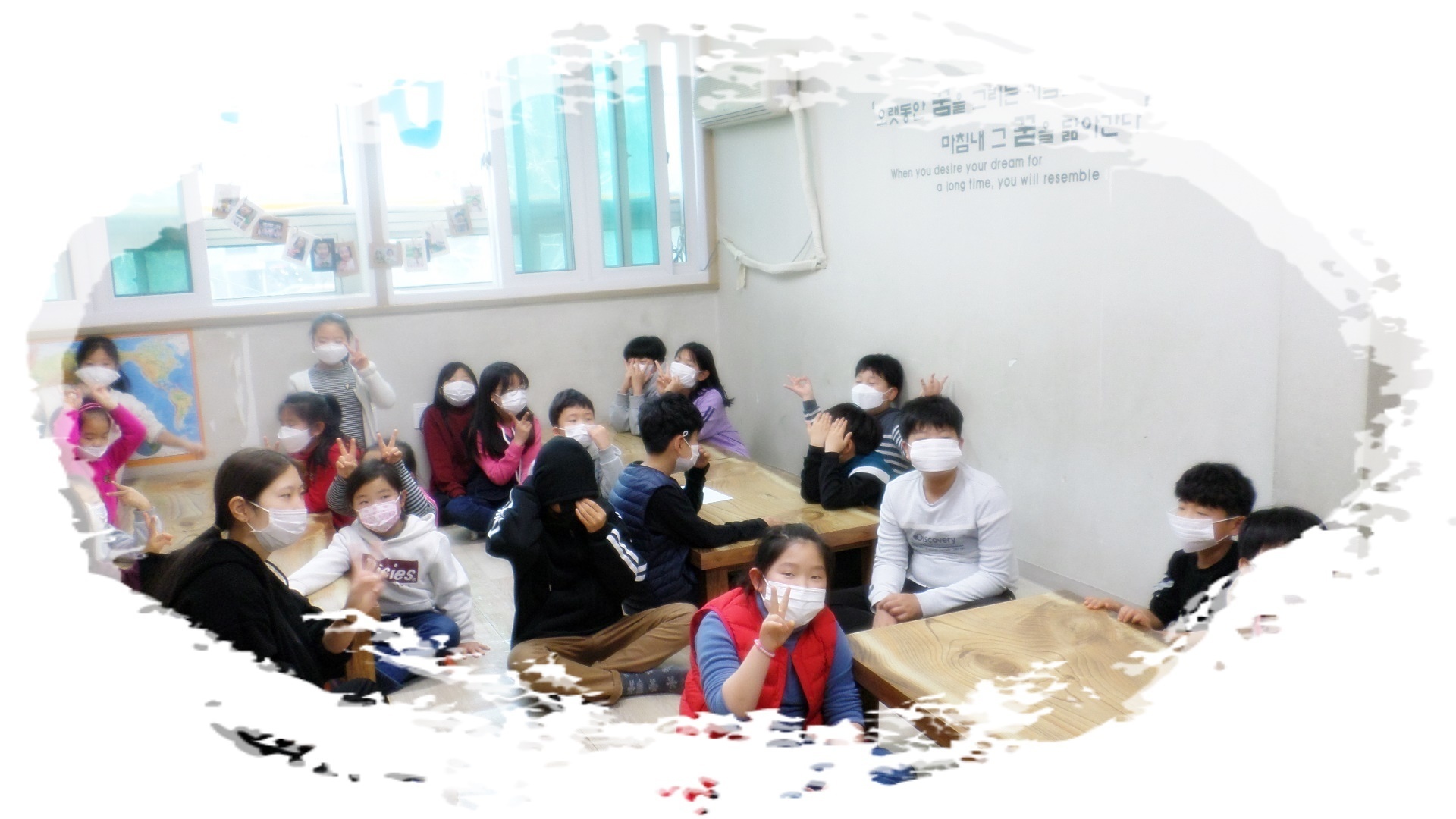 코로나 물러가라~