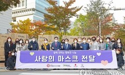 도봉구, '희망을나누는사람들' 마스크 30만장 기부 전달