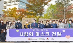 도봉구에 덴탈마스크 30만 장 전달