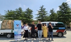 경북전문대 교직원봉사단체 두빛나래, 비영리공익기관에 후원물품 배